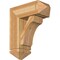 Ekena Millwork Legacy Arts and Crafts Rough Sawn Bracket w/ Offset Brace, Western Red Cedar, 8"W x 20"D x 24"H BKT0806X20X24LEC03RWR - alternate 1